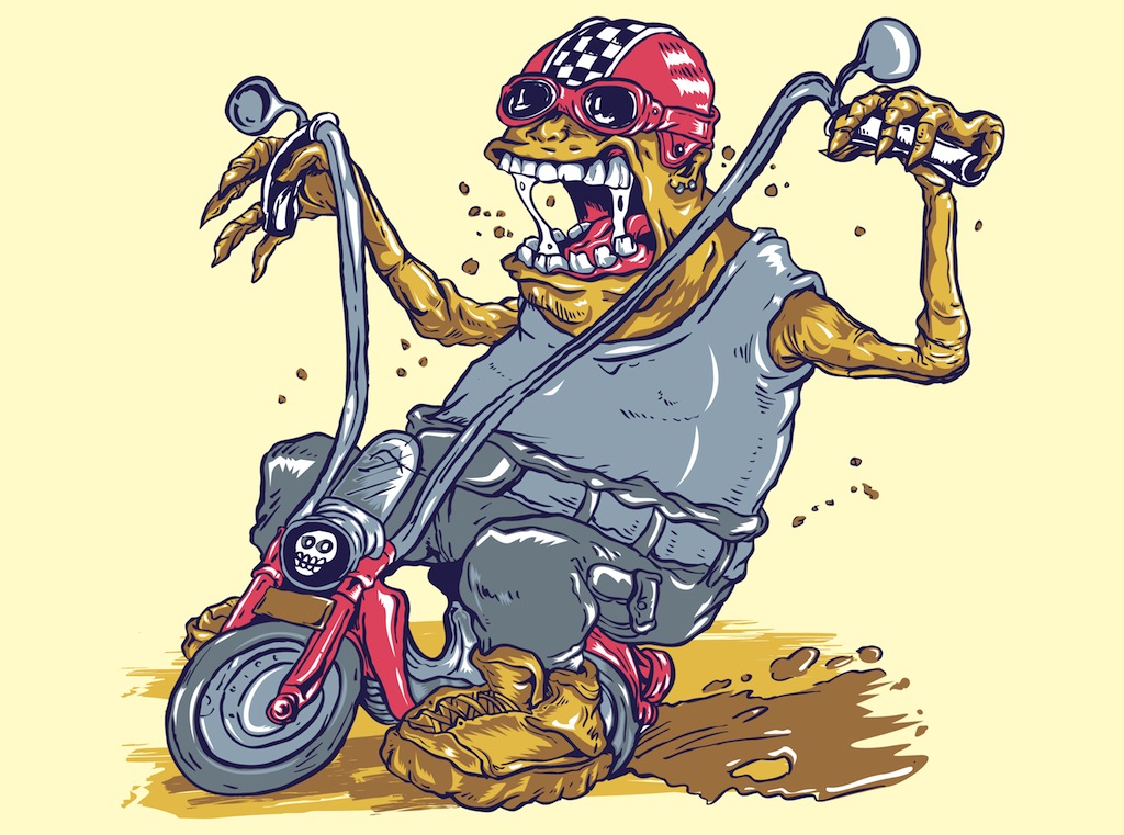 Monster On Bike