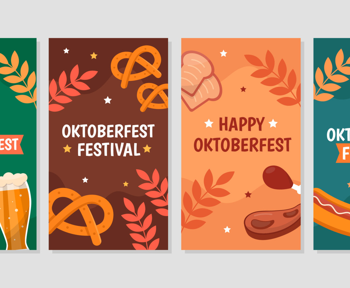 Oktoberfest Festival Celebration Day For Social Media Templates