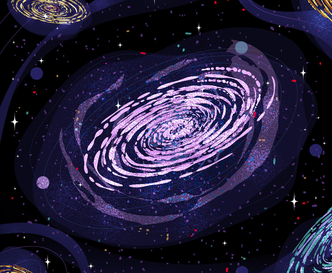Milkyway Spiral Background