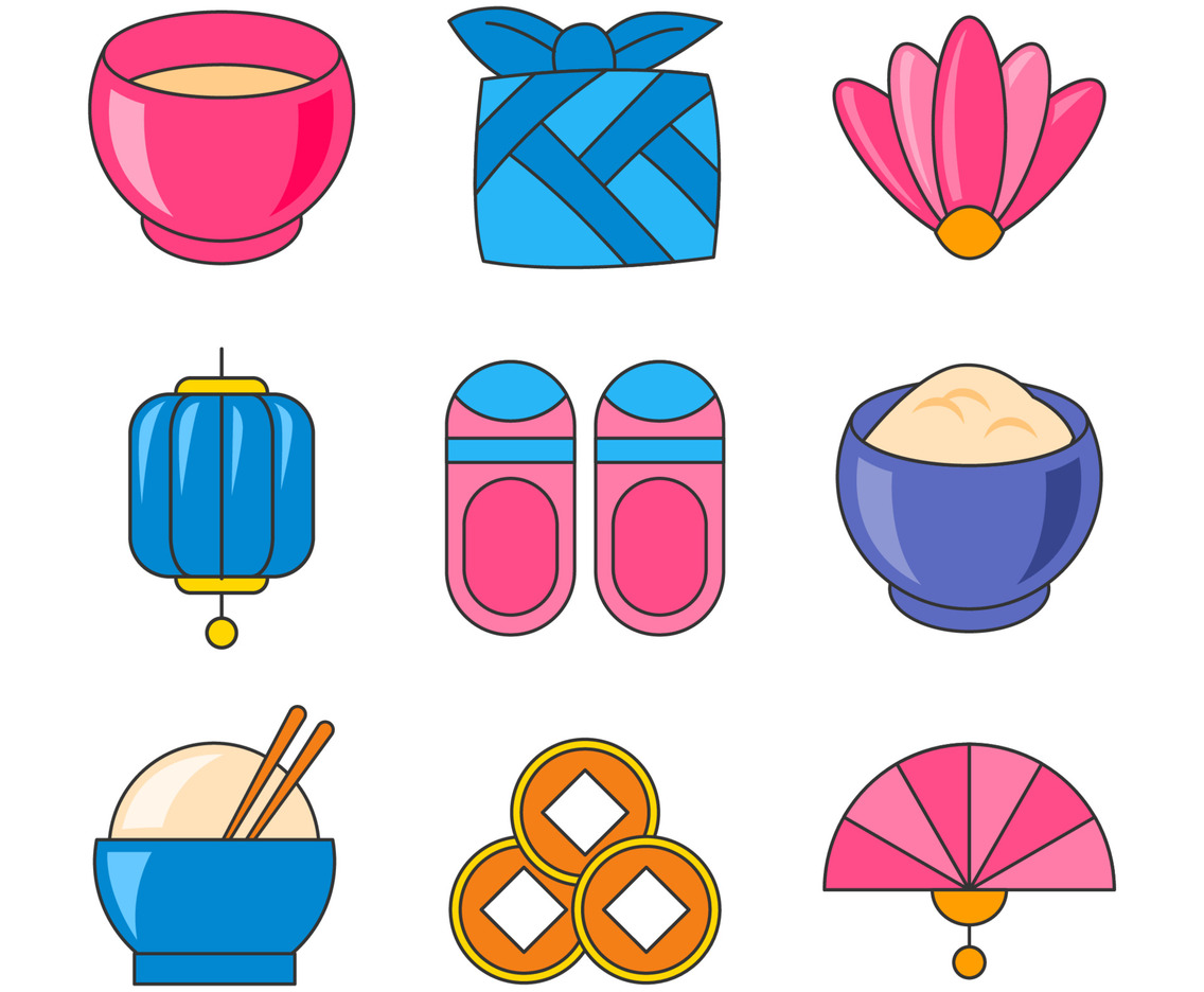 Set of Chuseok Icons