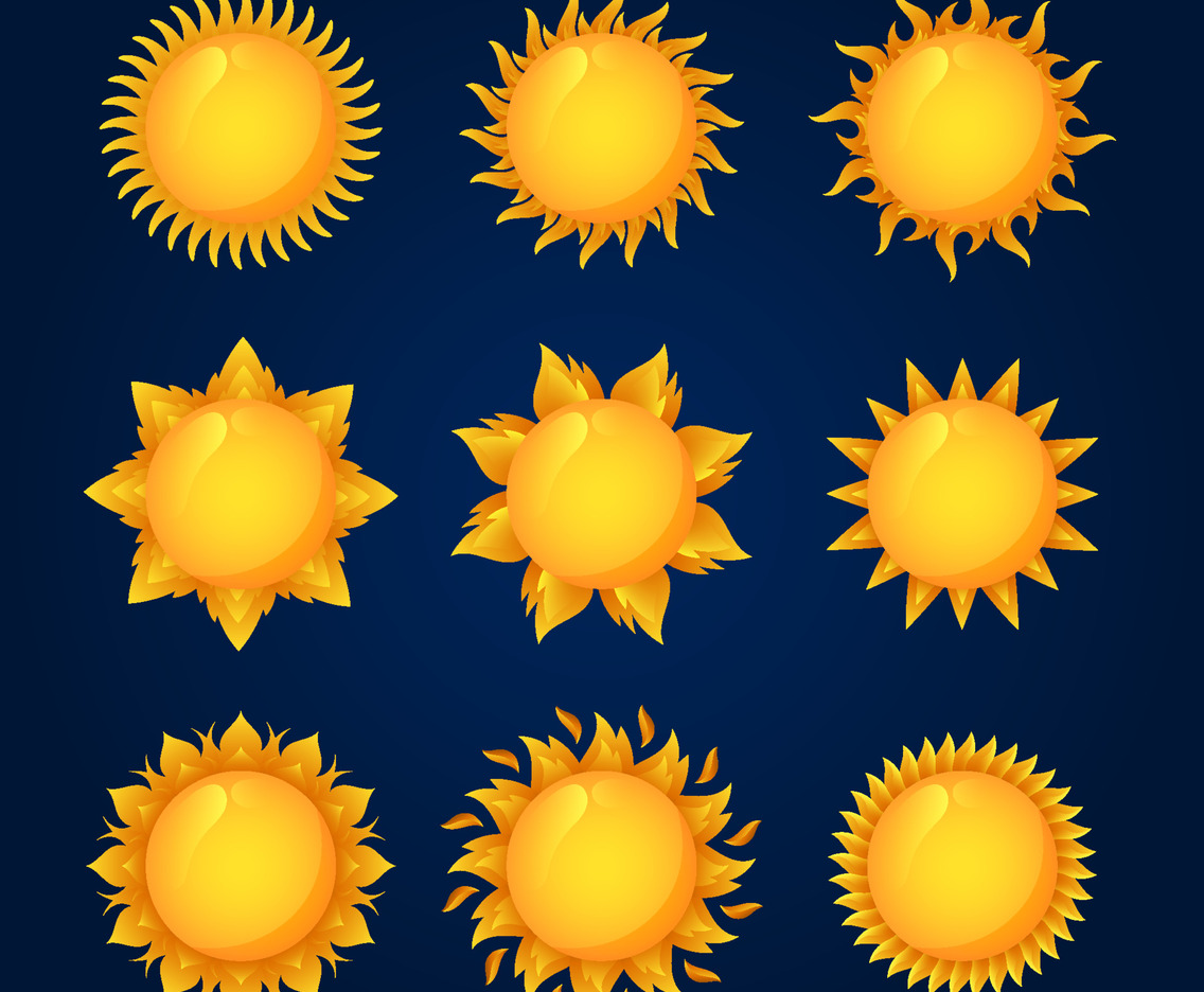 Sun Icon Collection