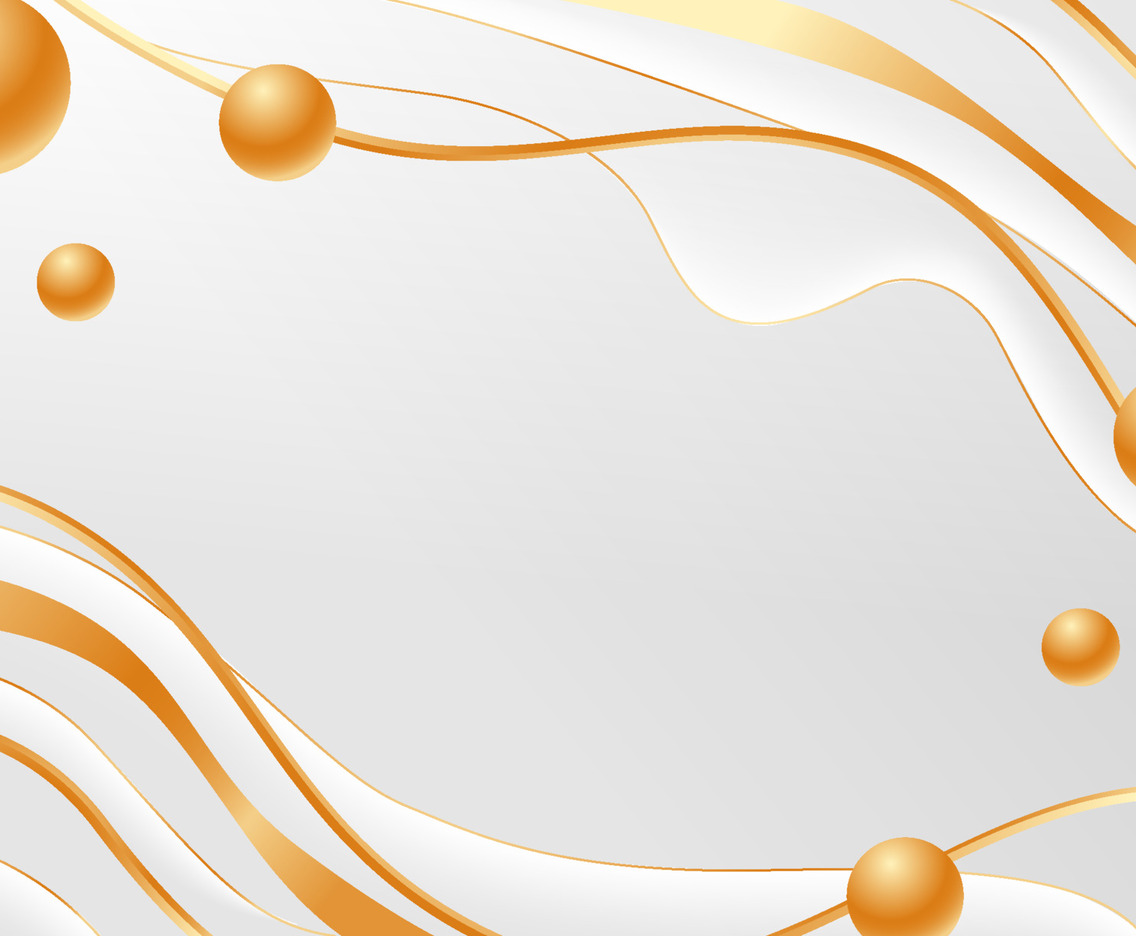 Gold and White Abstract Background