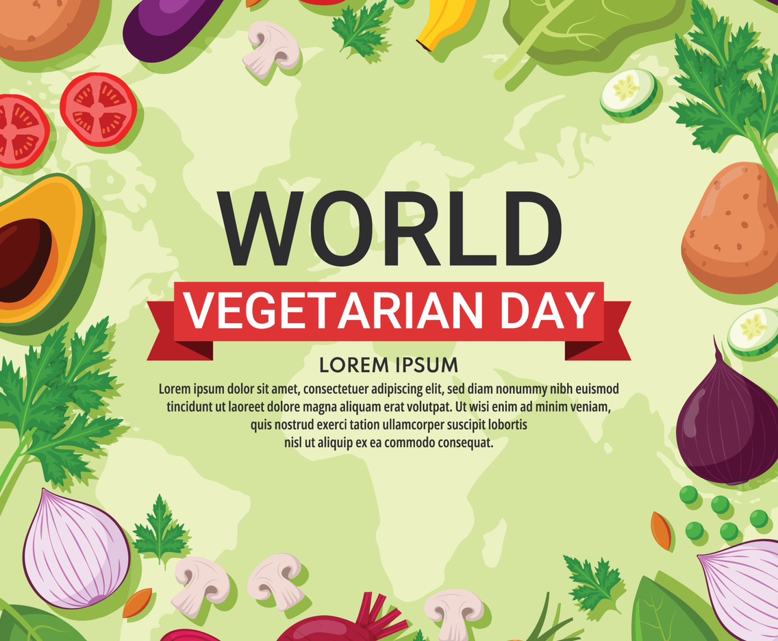 World Vegetarian Day Background