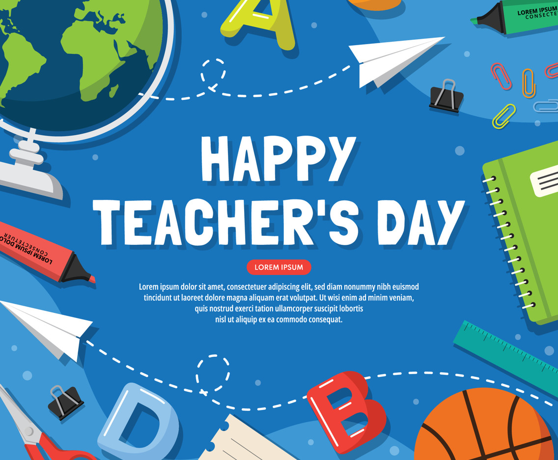 World Teacher's Day Background