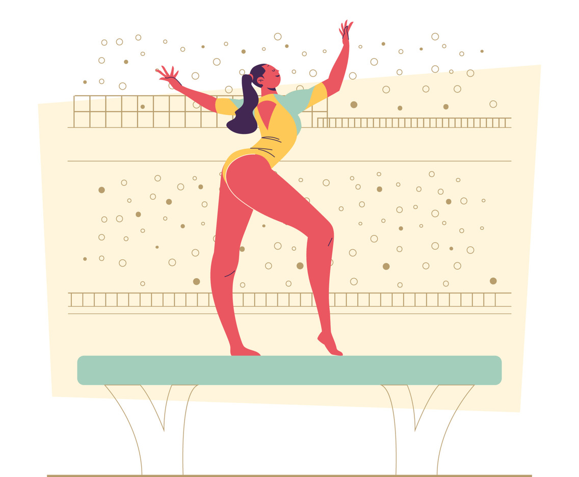 Female Gymnast Character