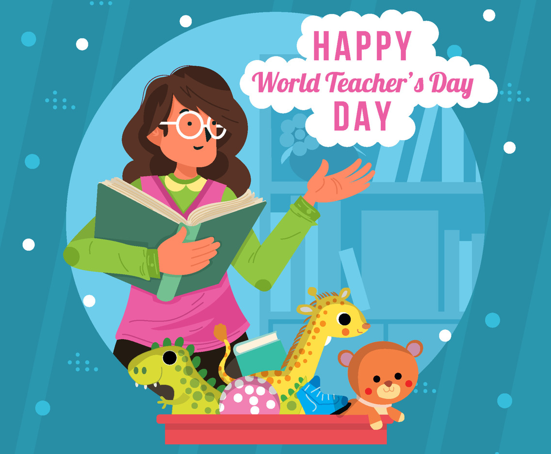 Kindergarten Teacher Celebrates World Teacher's Day