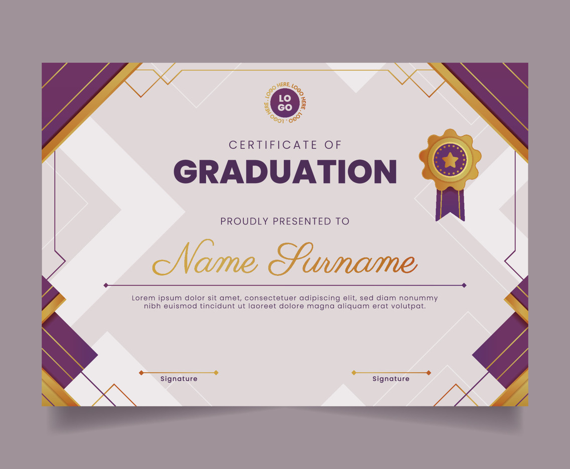 Graduation Certificate Template