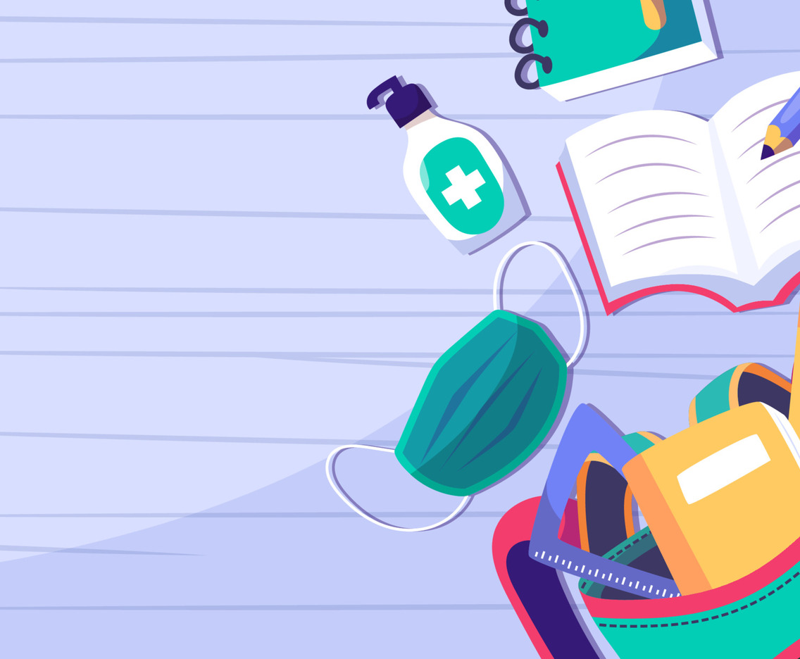 Back To School New Normal Background