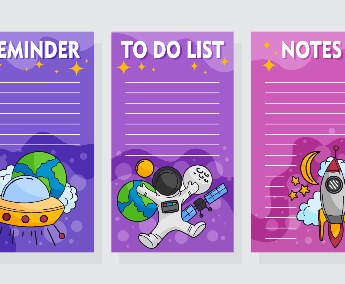 Outer Space Journal Templates