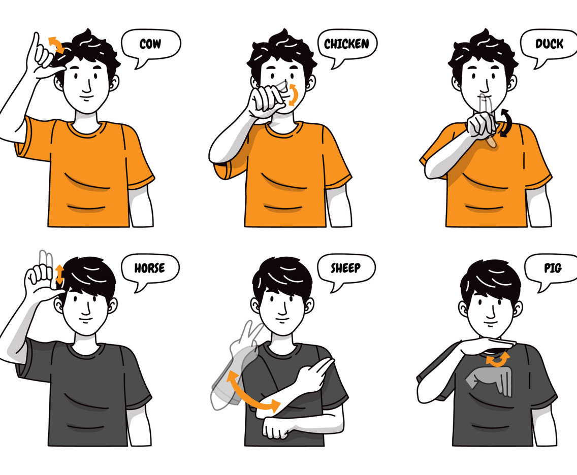 American Sign Language for Farm Animals