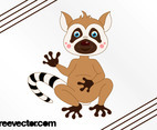 Cartoon Lemur