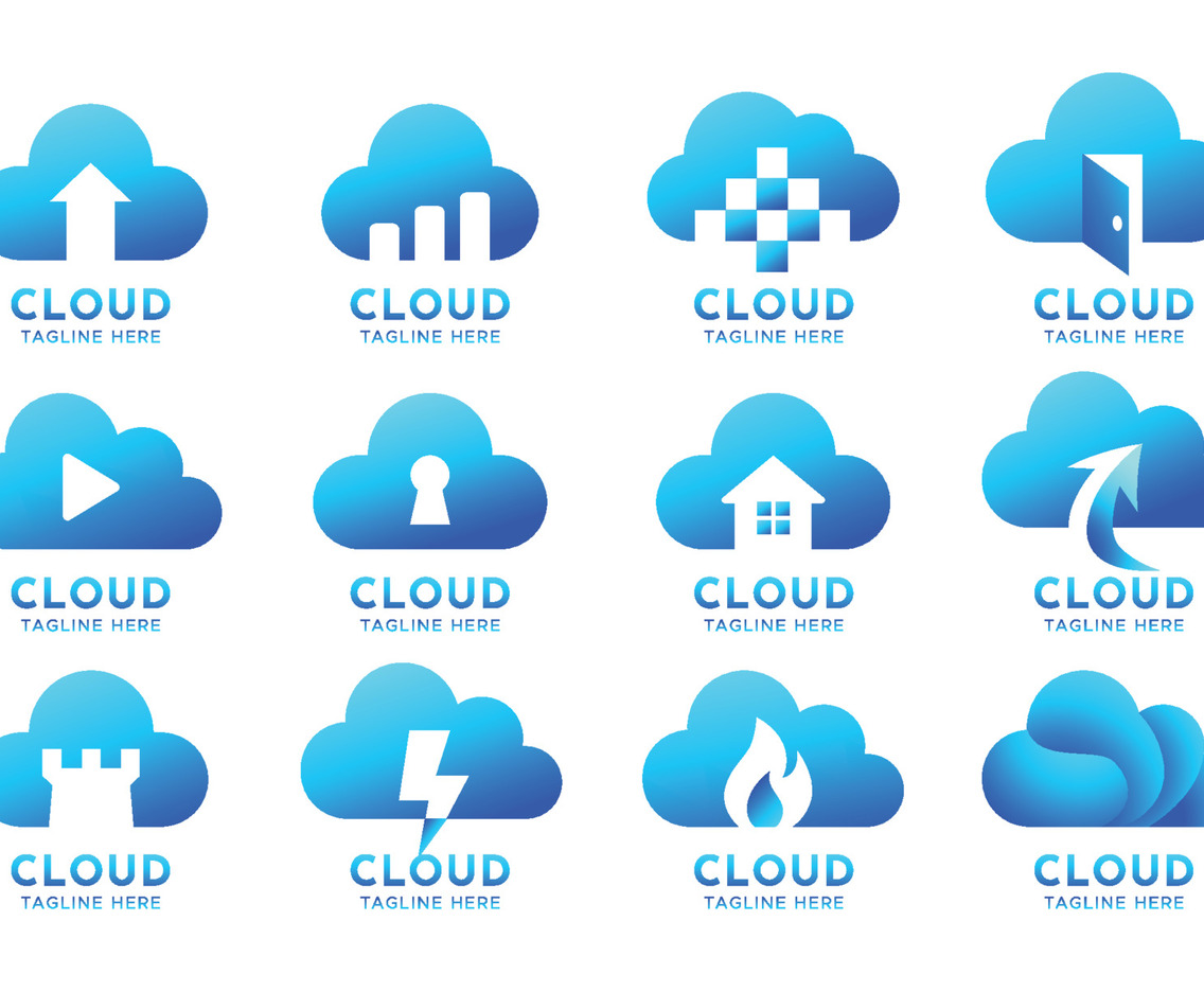 Cloud Company and Business Logo Collection