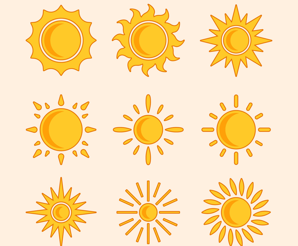 Pack of Yellow Suns Icon