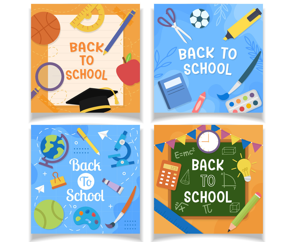 Back to School Social Media Templates