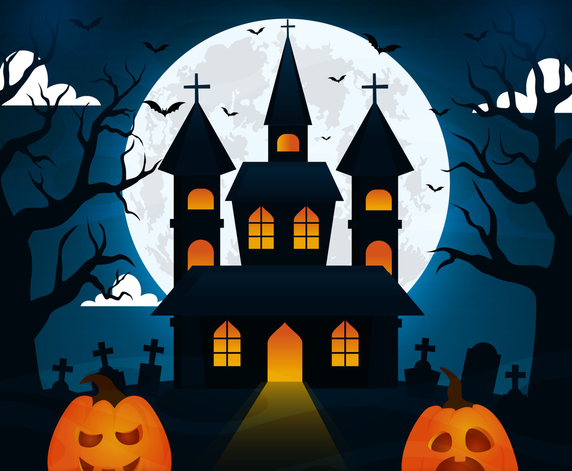 Haunted House Background