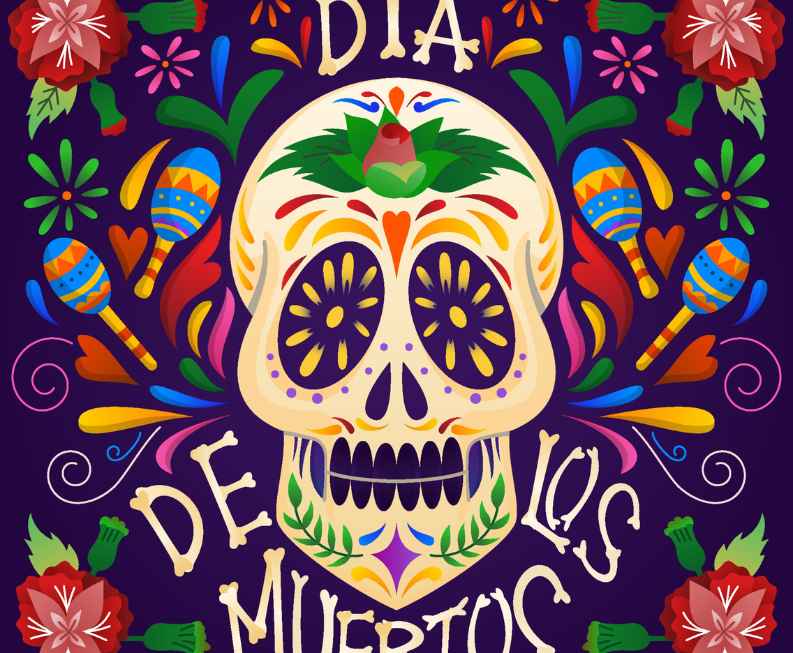 Celebrate The Day of The Dead in Joy and Colorful