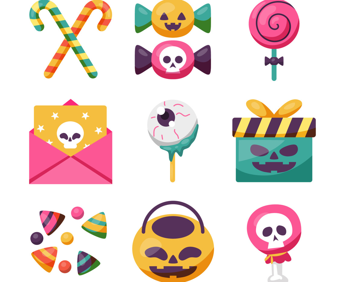 Trick or Treats Icon Element Collections