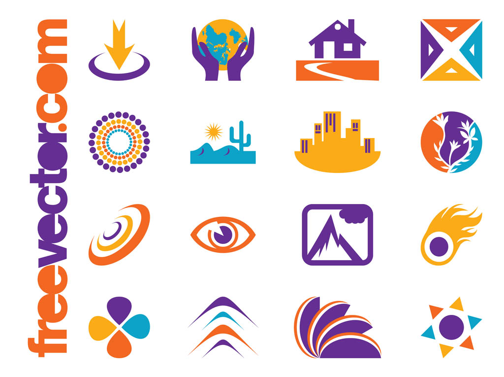Icons And Logo Templates Vector Art Graphics Freevector