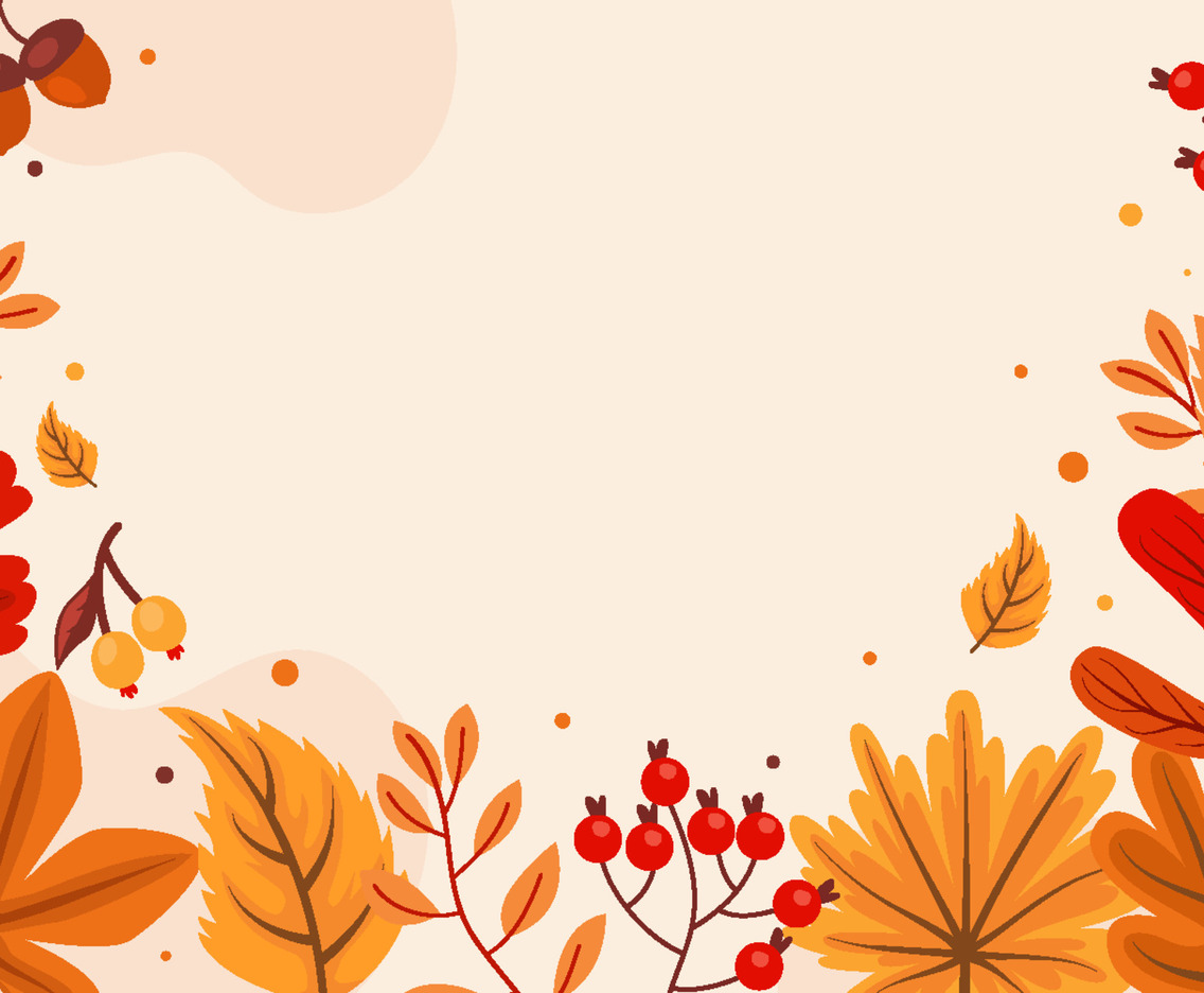 Autumn Fallen Leaves Background