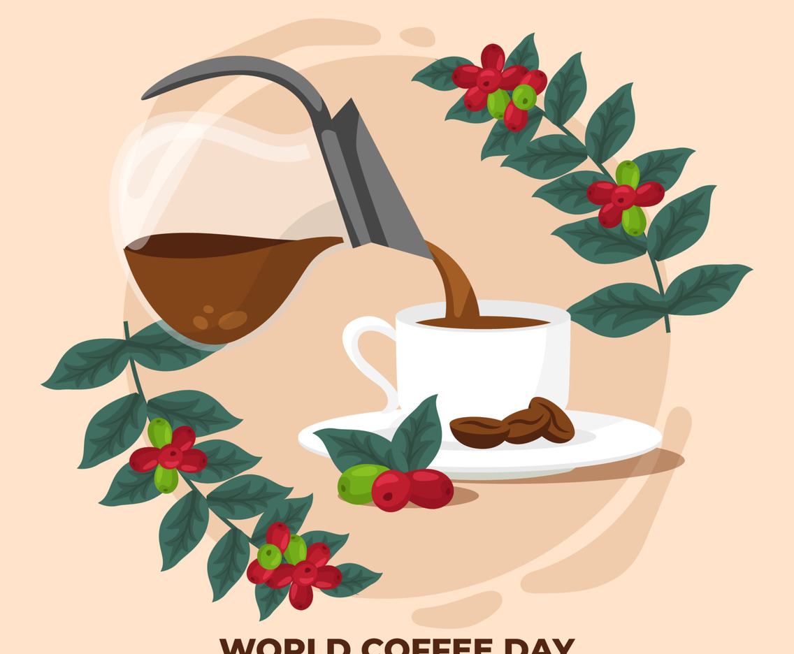 World Coffee Day Concept