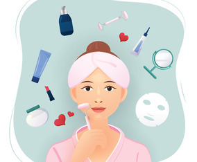 Woman do Self Care With Many Plan for Me Time