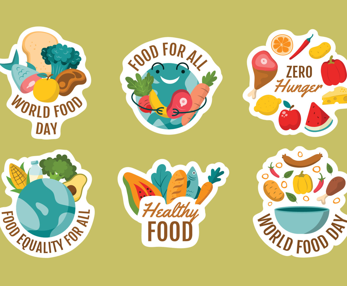 World Food Day Sticker Collection
