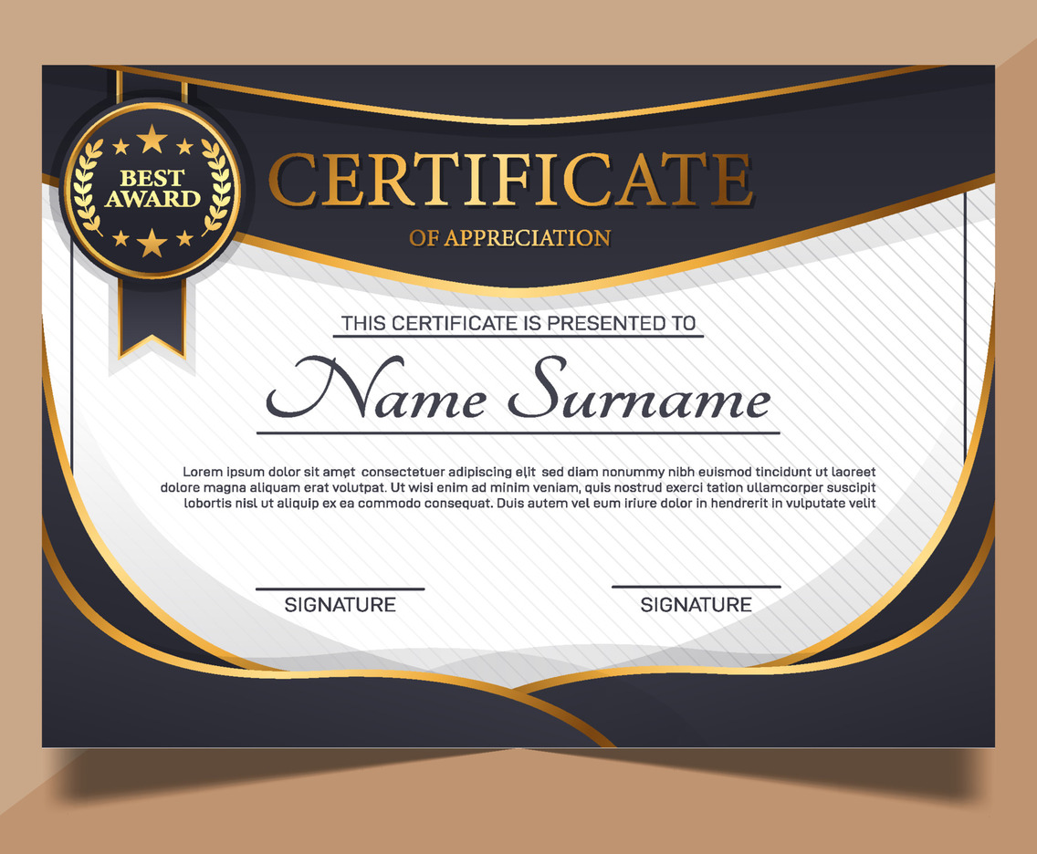 Certificate of Appreciation Template