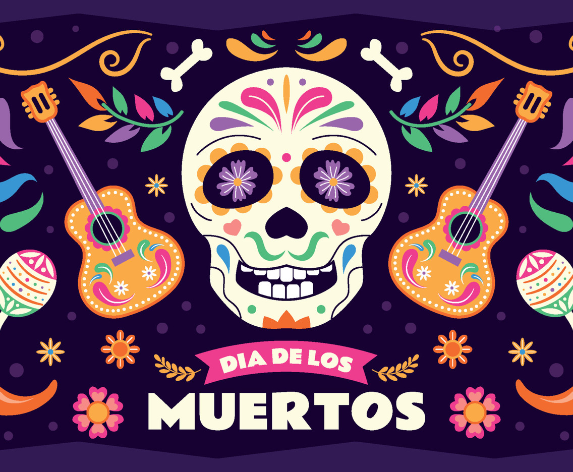 Dia De Los Muertos Background