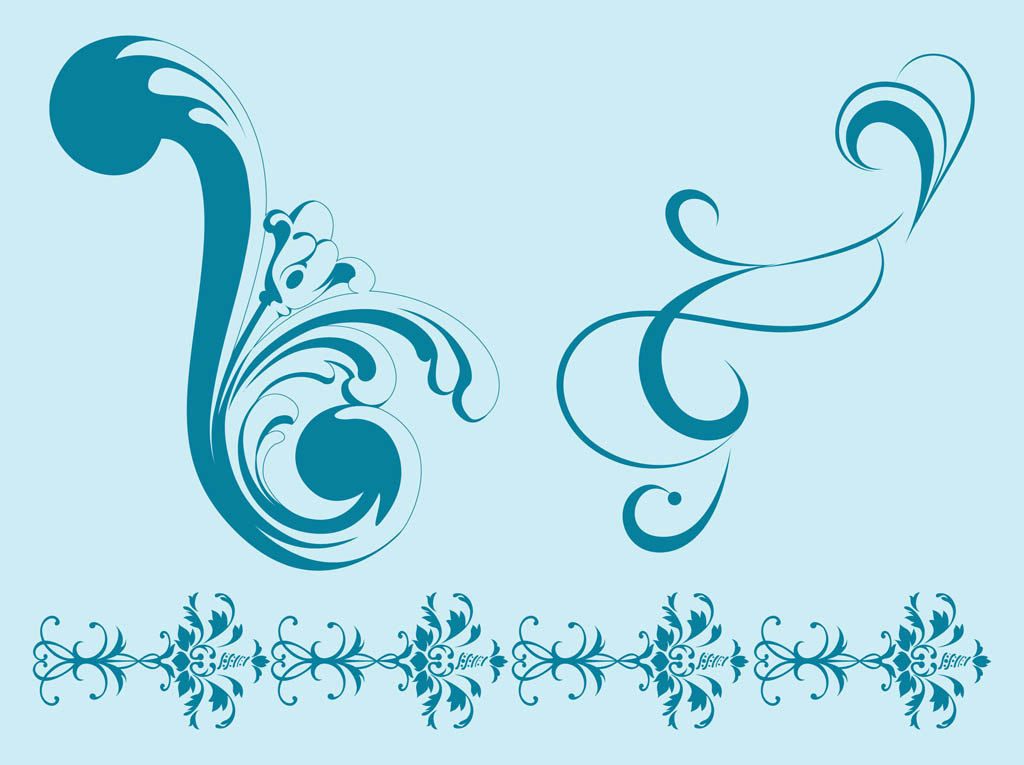 Antique Floral Graphics