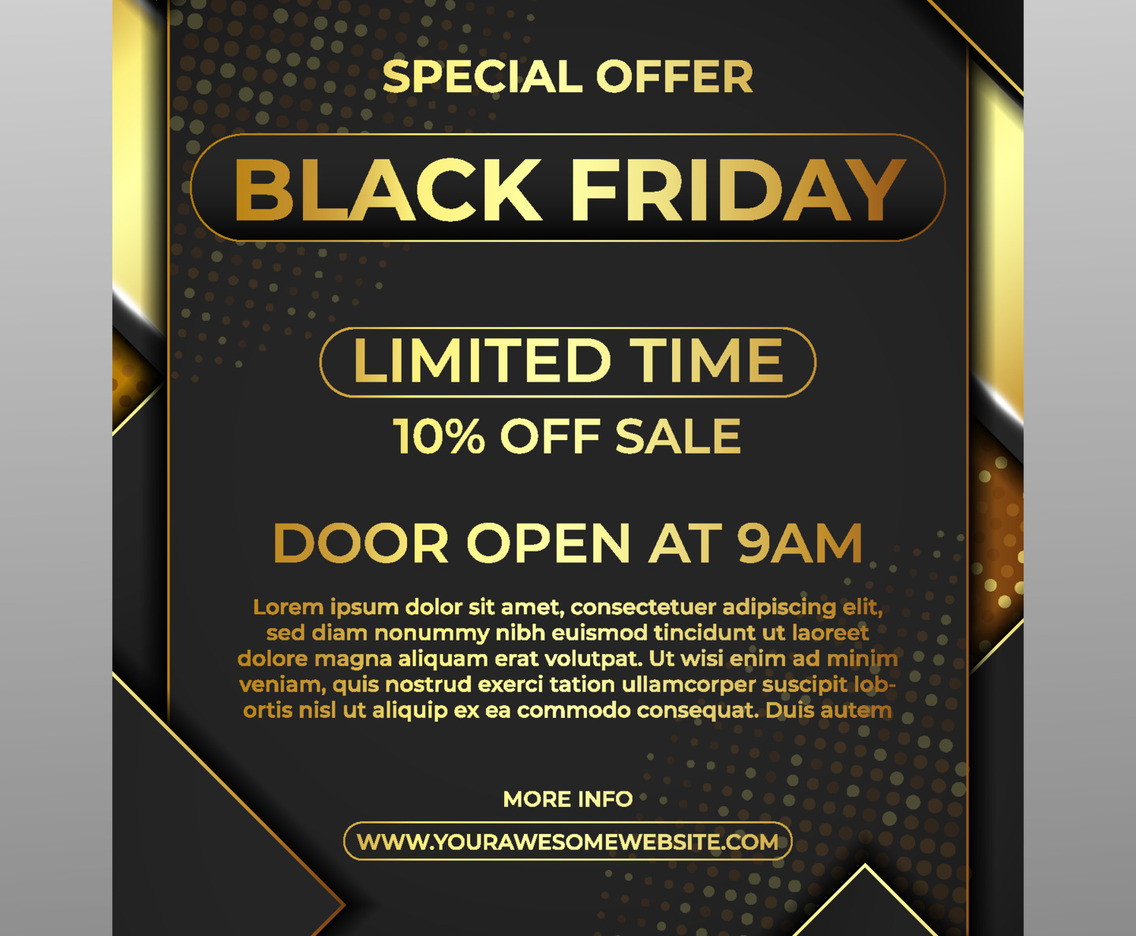 Black Friday Poster Template