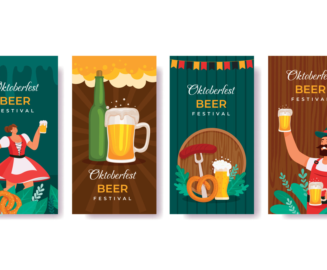 Oktoberfest Social Media Templates