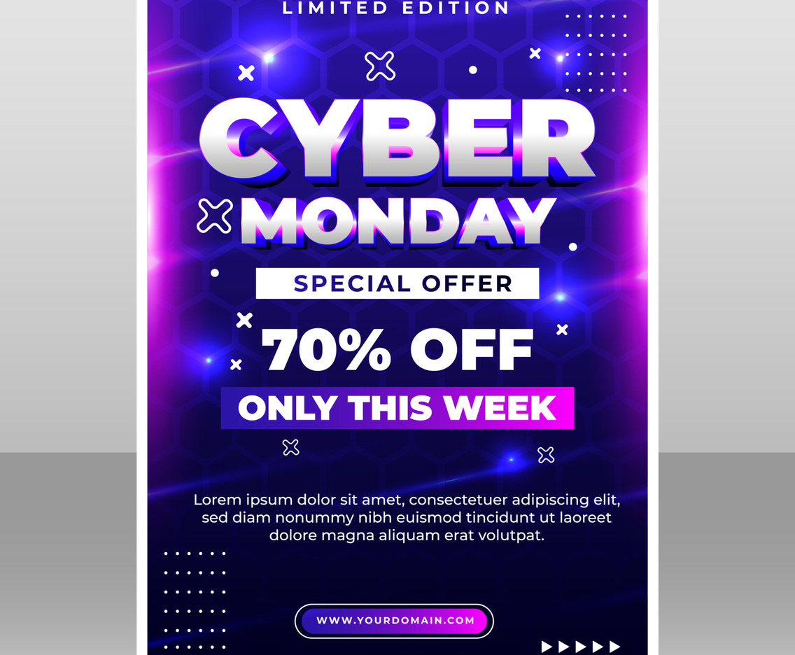 Cyber Monday Poster Template