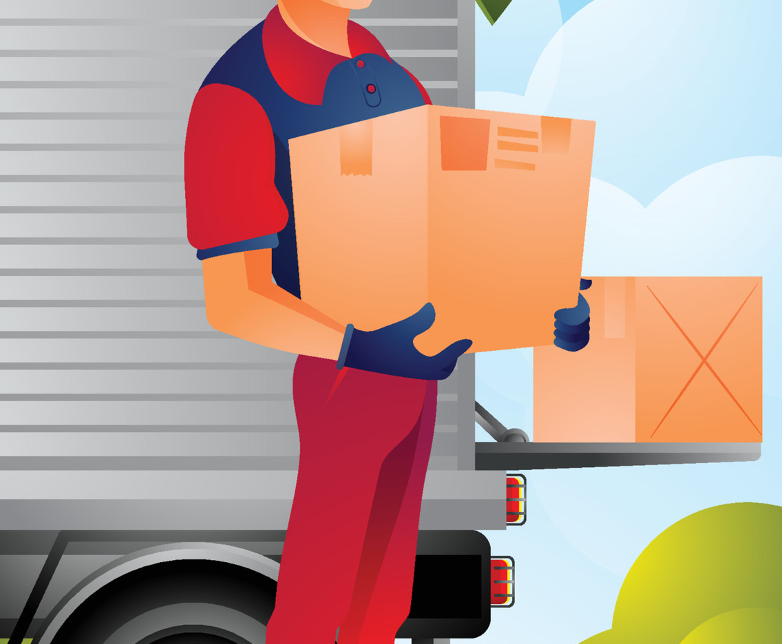 Postal Courier Character