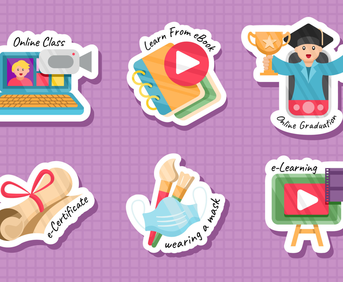 Back to Shool New Normal Sticker