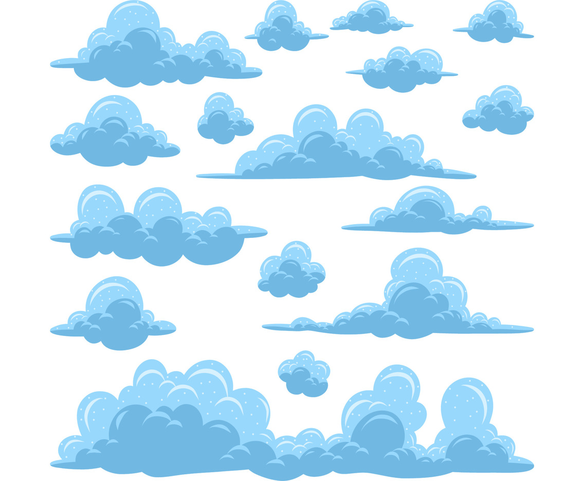 Cloud Hand Drawn Doodle Icon Element Collection