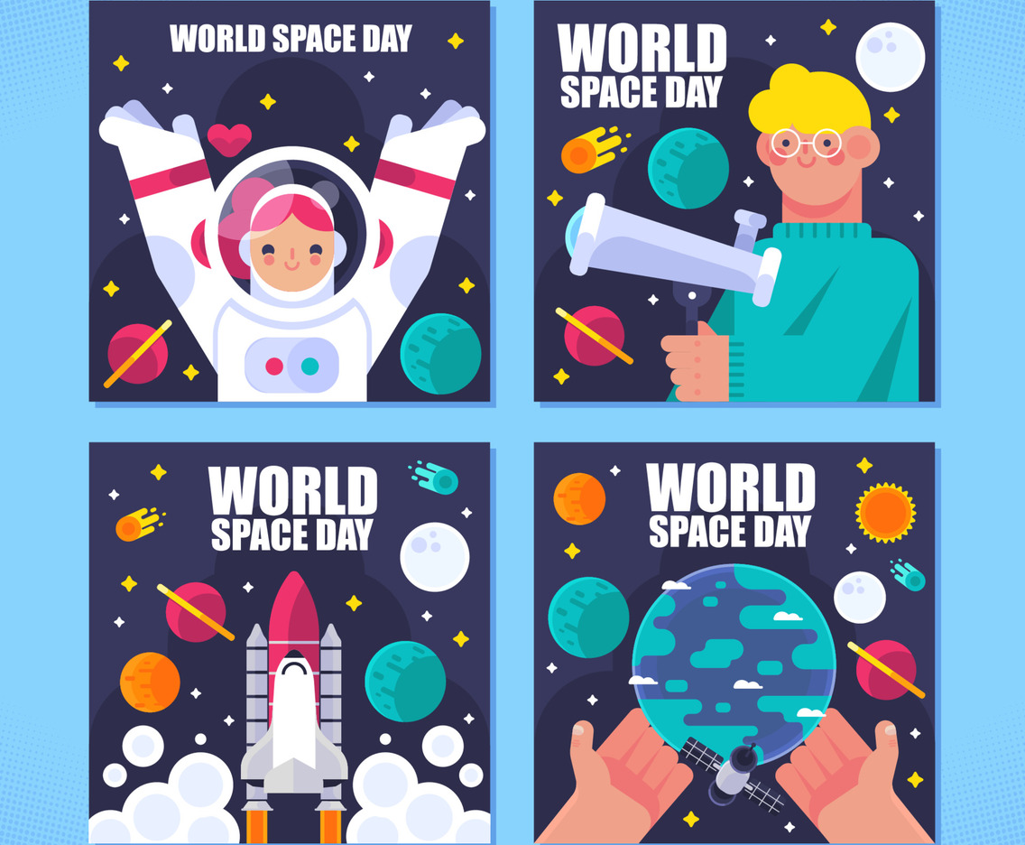 Space And Science Social Media Template