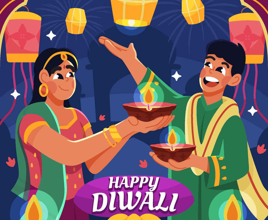 Celebrate Happy Diwali Lights Festival