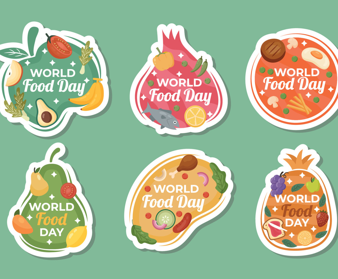 World Food Day Sticker Collection