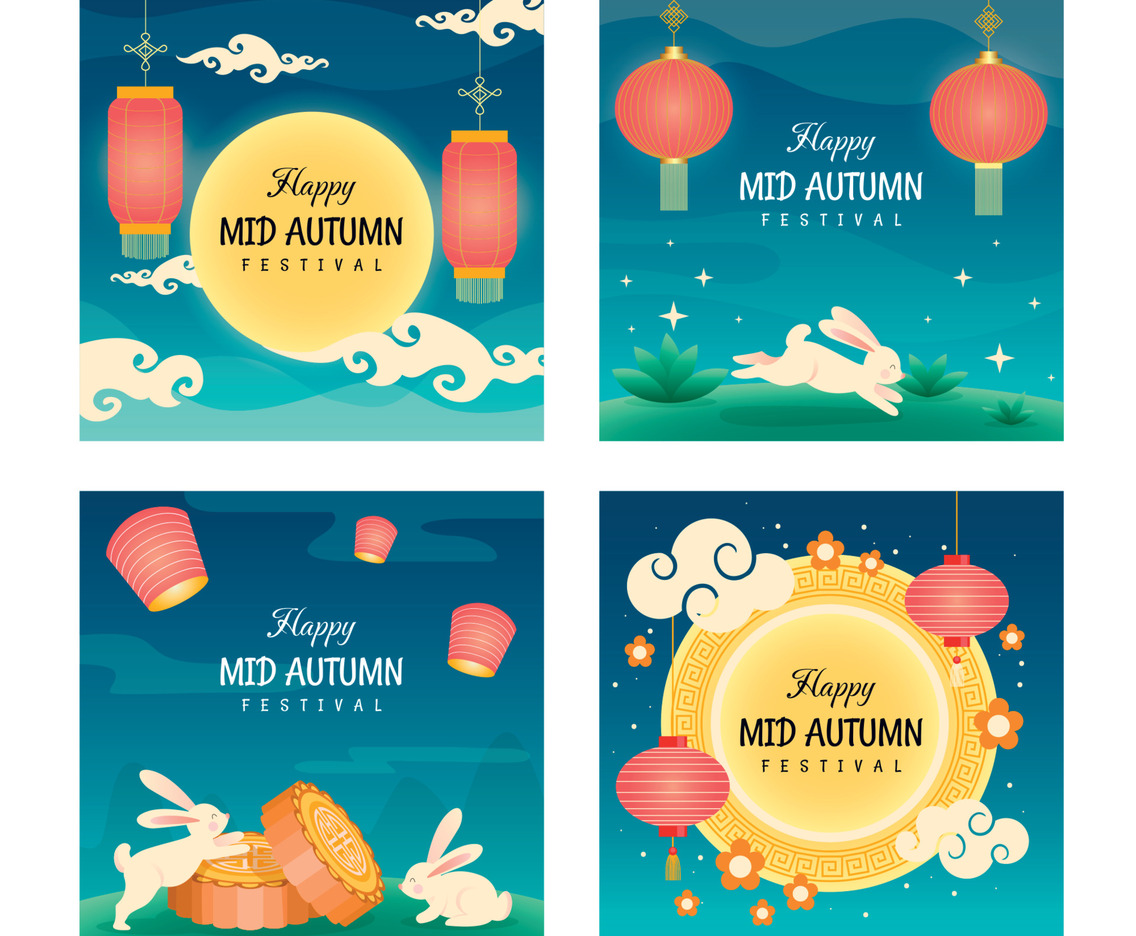 Mid Autumn Social Media Template