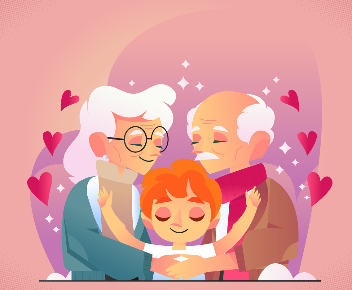 The Warmth Of A Grandparents Love