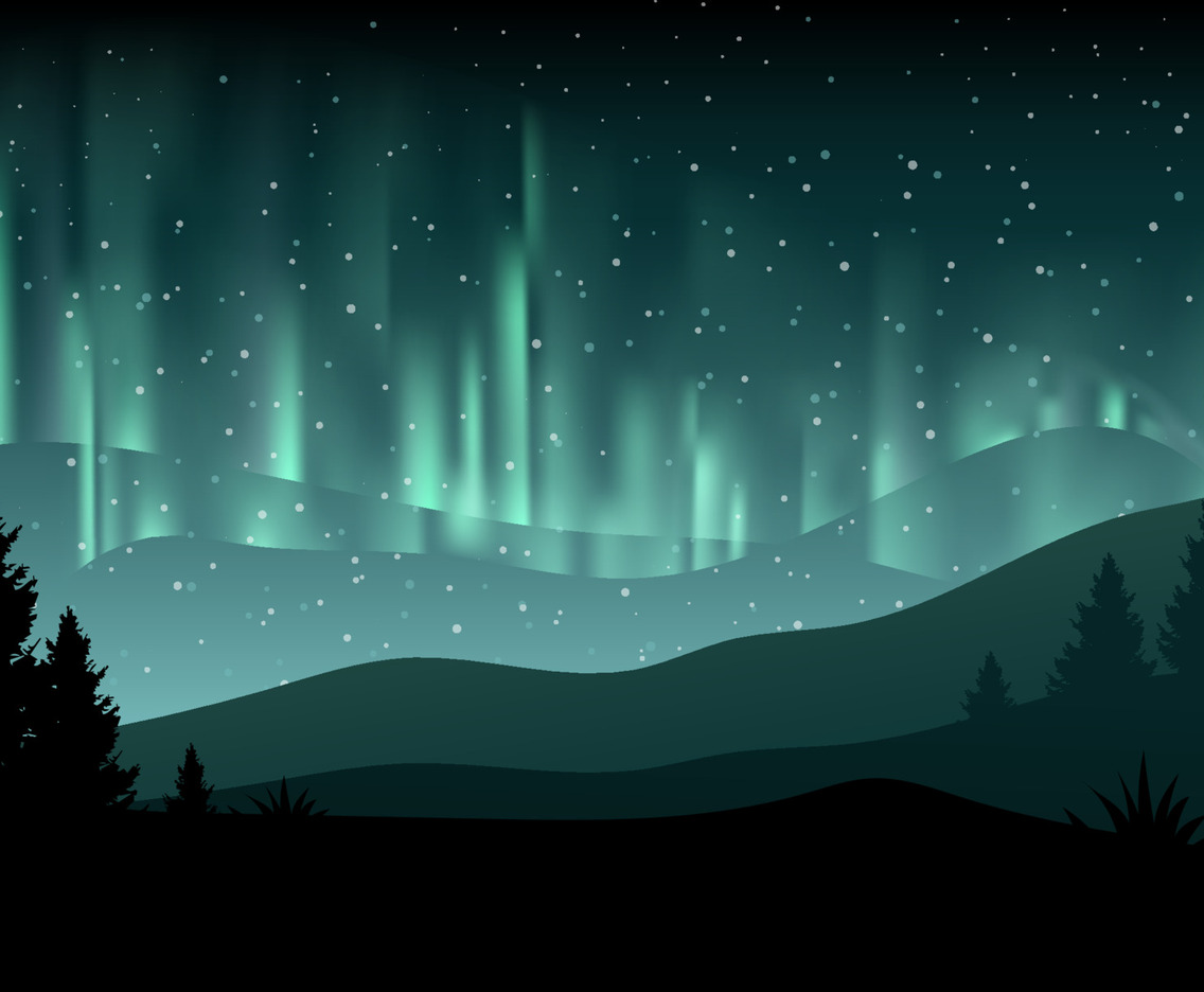 Beautiful Aurora Background
