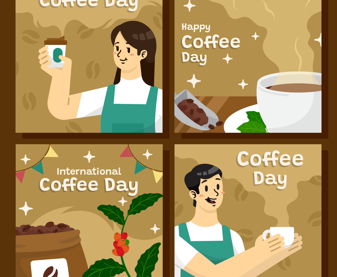 International Coffee Day Social Media Posts