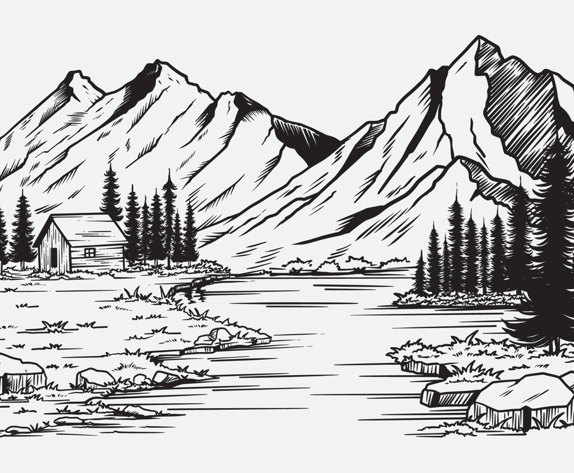 Nature Handdrawn Aesthetics Background