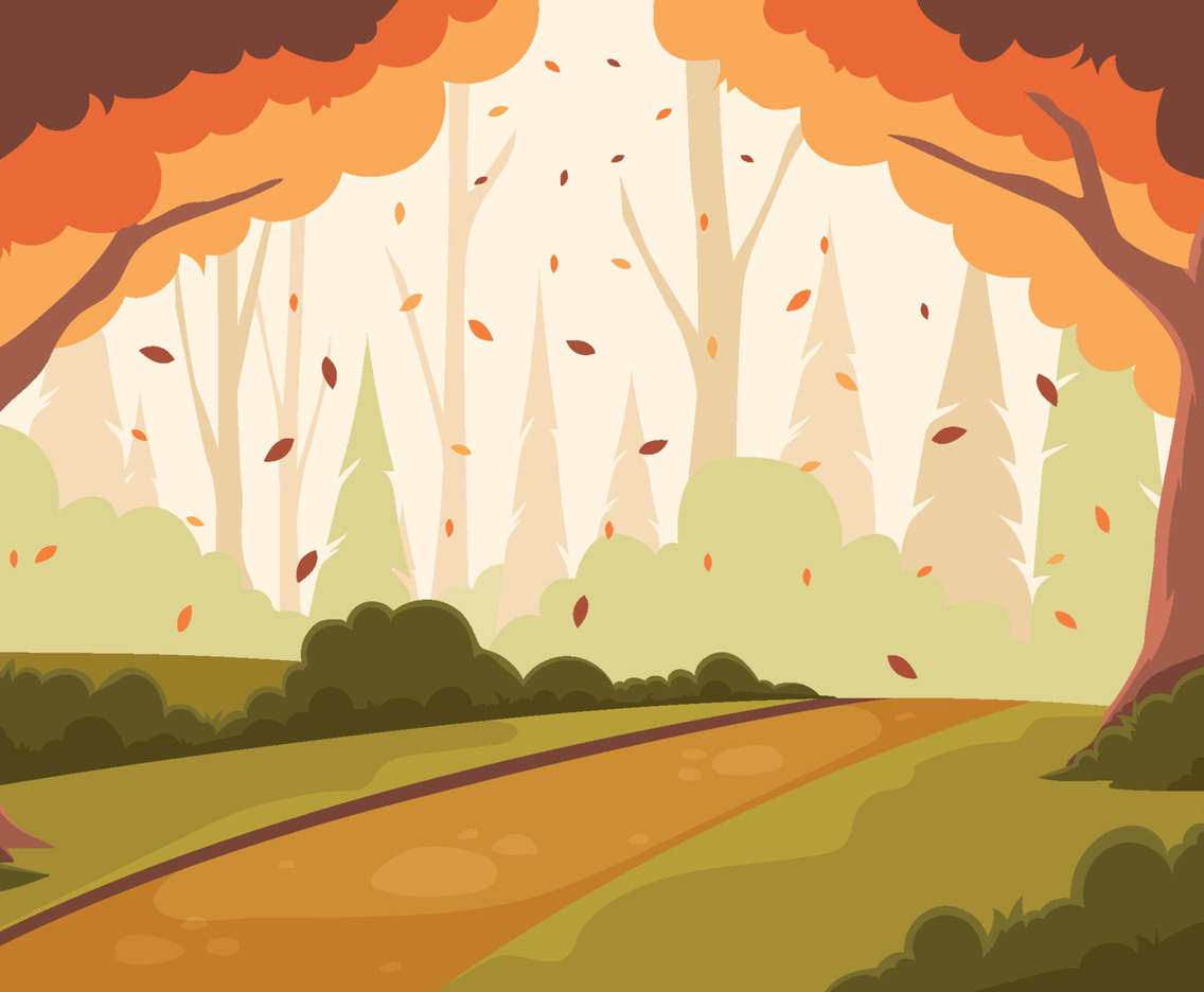Fallen Leaves Background