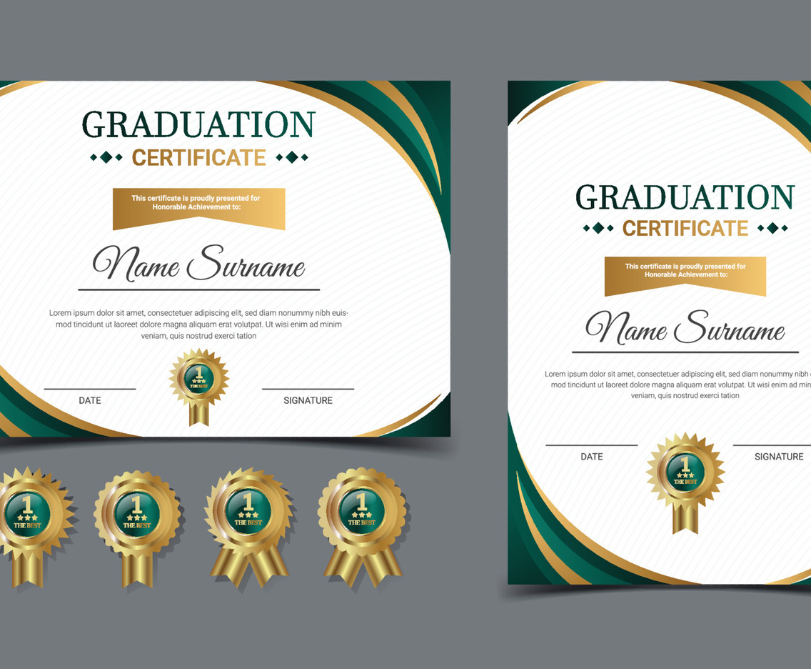 Graduation Certificate Template