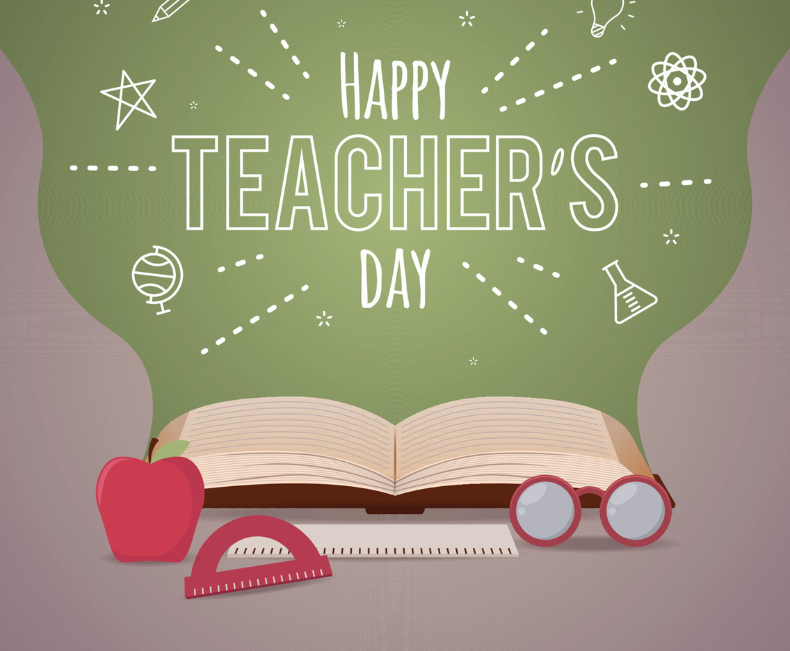 Happy Teacher's Day Concept
