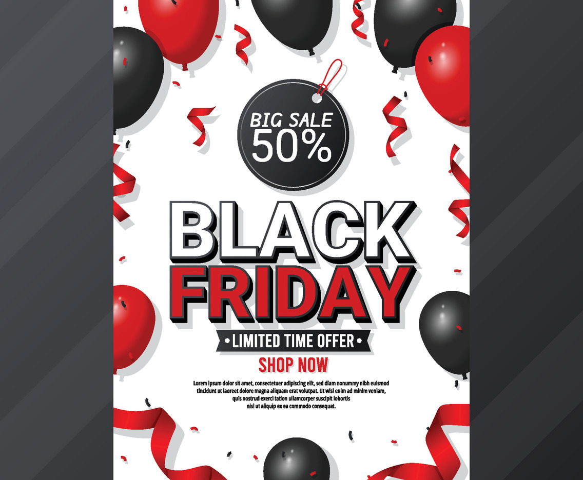 Black Friday Vertical Poster Template