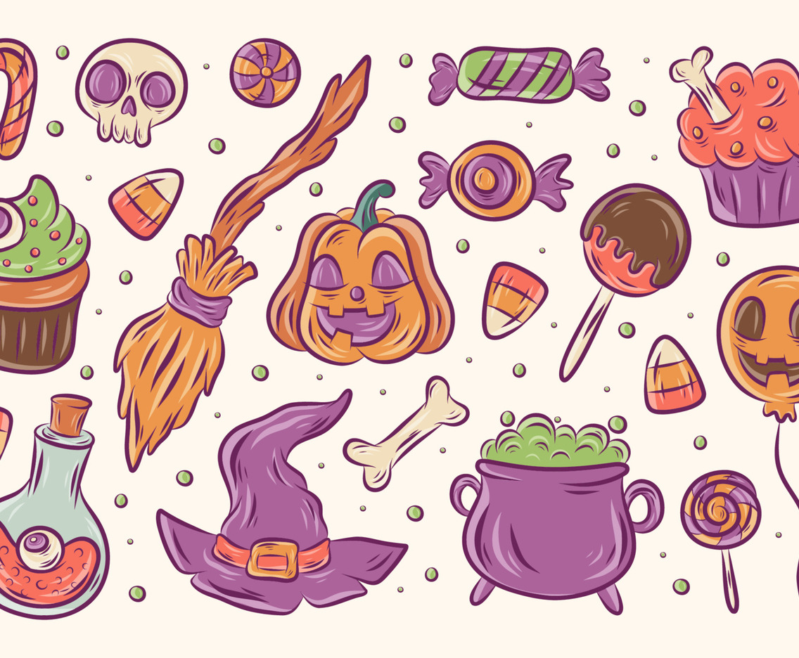Halloween Party Hand Drawn Doodle Icon