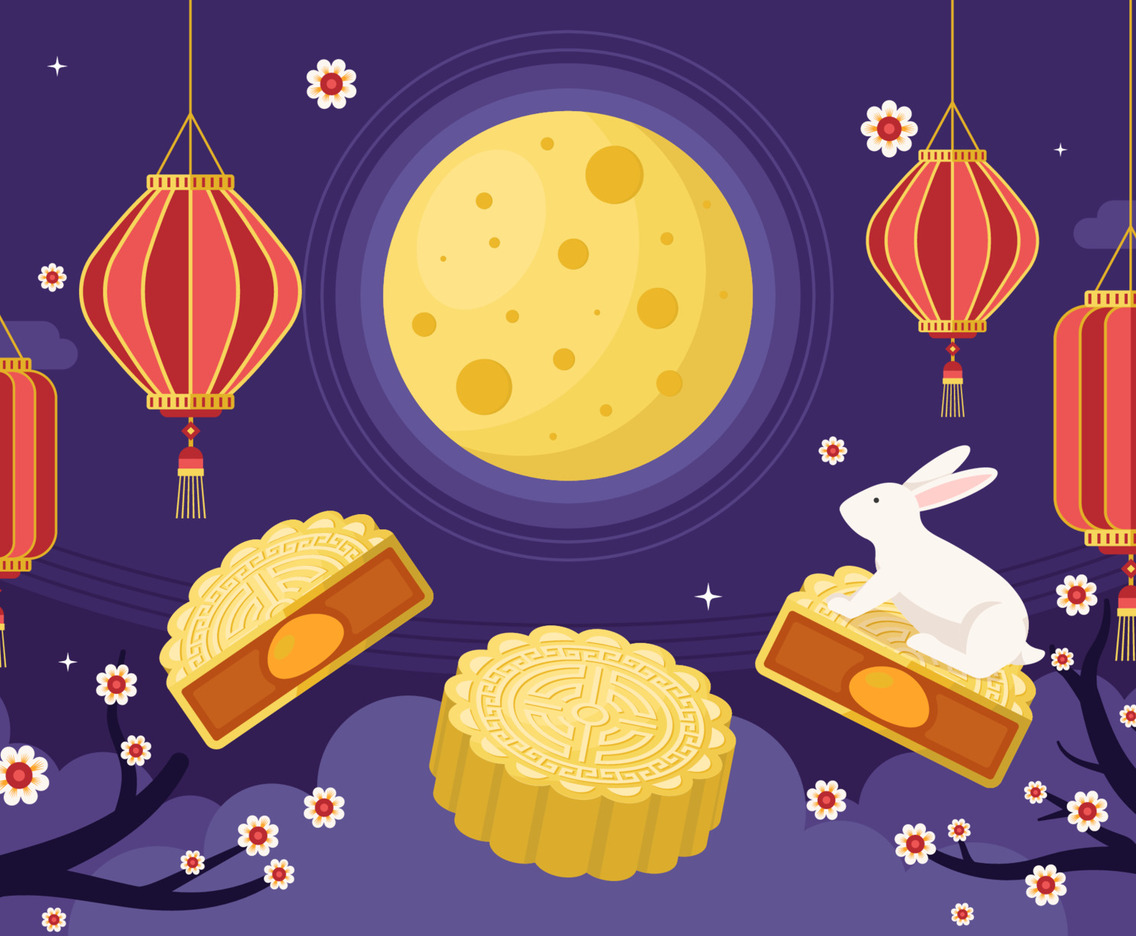 Moon Cake Background