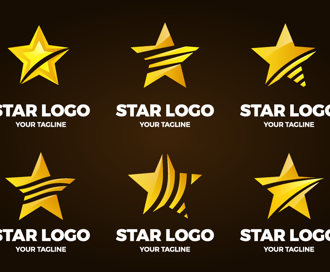 Gold Star Logo Set Collection
